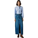 Γυναικεία Τζιν Φούστα Maxi με Σκίσιμο PEPE JEANS