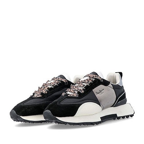 Γυναικεία Sneakers Archer Elite με Λεπτομέρειες Λεοπάρ PEPE JEANS
