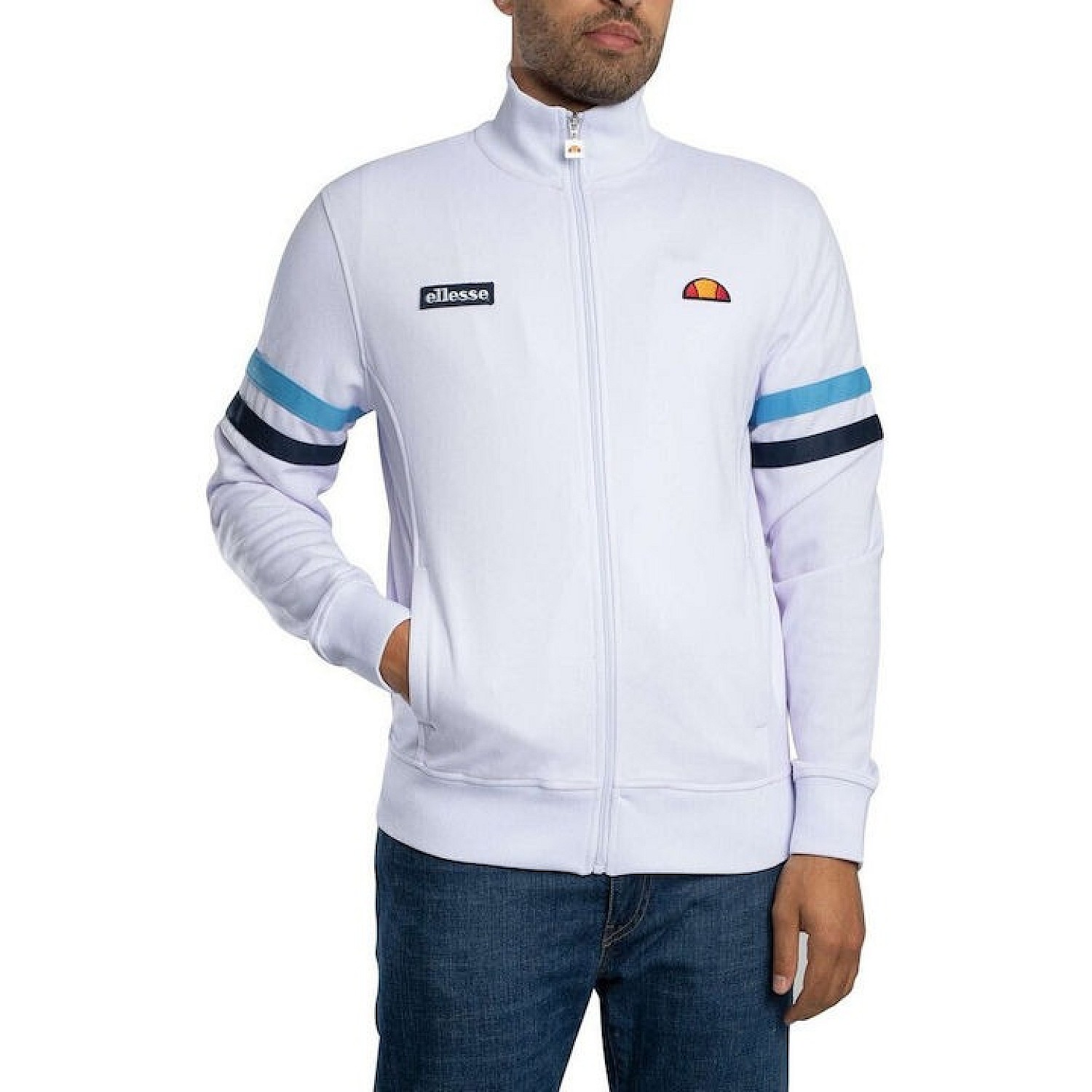 Ανδρικό Μπουφάν Roma Track Jacket με Ρίγες ELLESSE