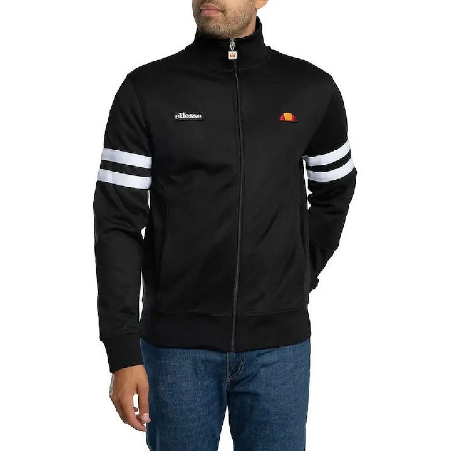 Ανδρικό Μπουφάν Roma Track Jacket με Ρίγες ELLESSE