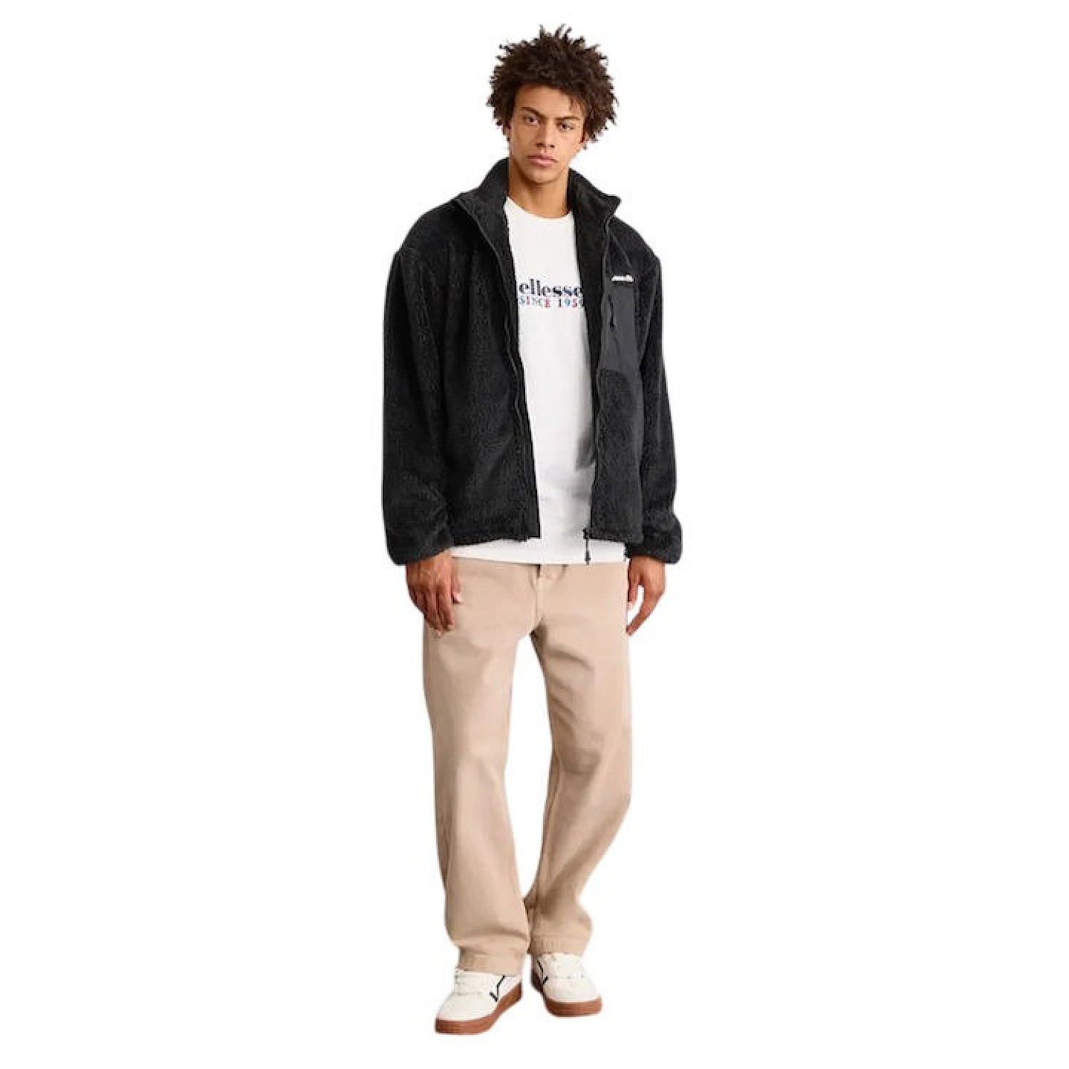 Ανδρική Ζακέτα Sherpa Fleece με Φερμουάρ ELLESSE