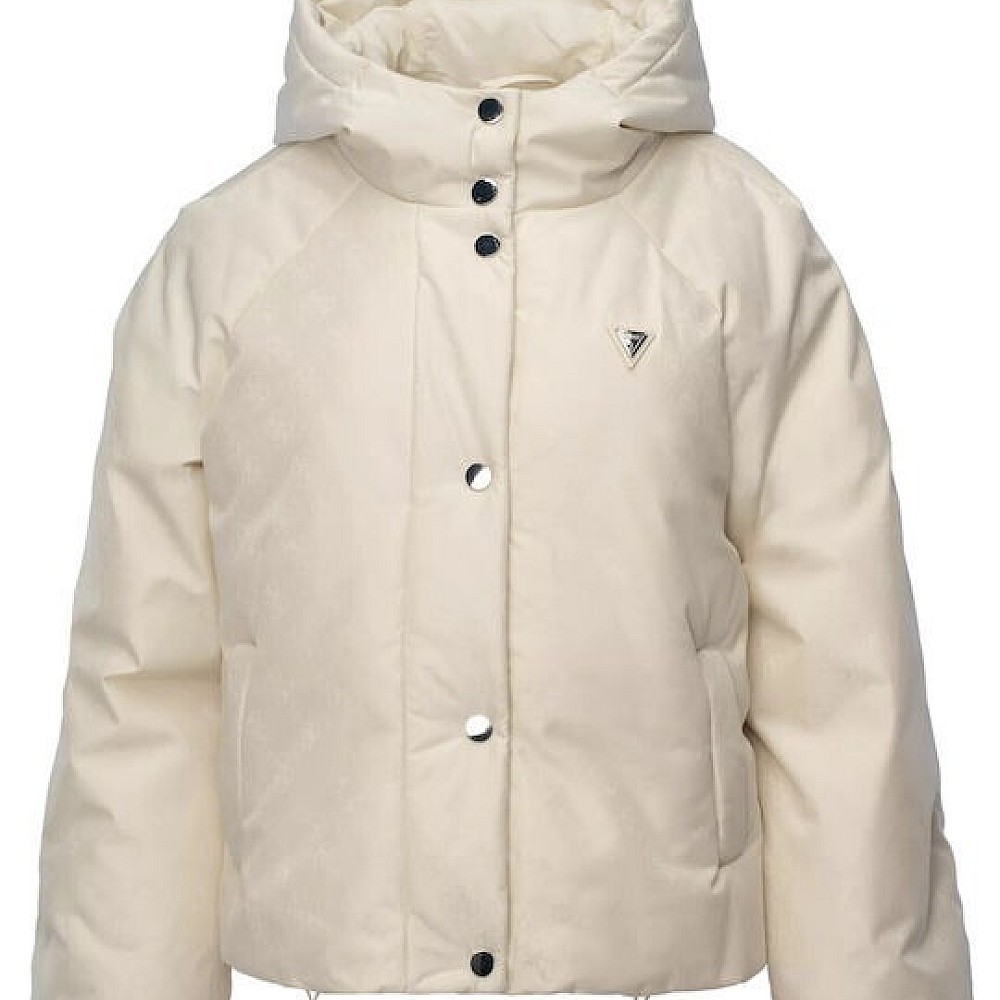 Γυναικείο Boxy Puffer Μπουφάν με Κουκούλα GUESS