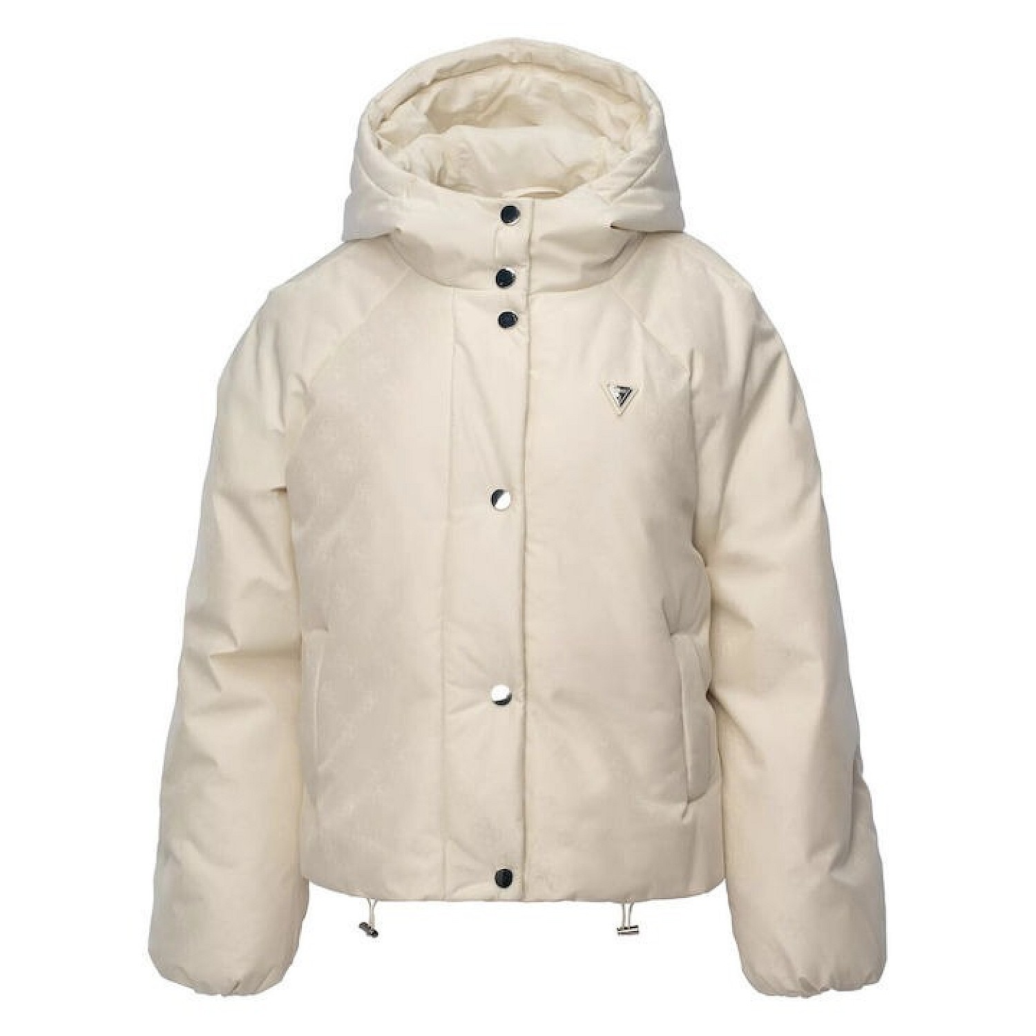 Γυναικείο Boxy Puffer Μπουφάν με Κουκούλα GUESS