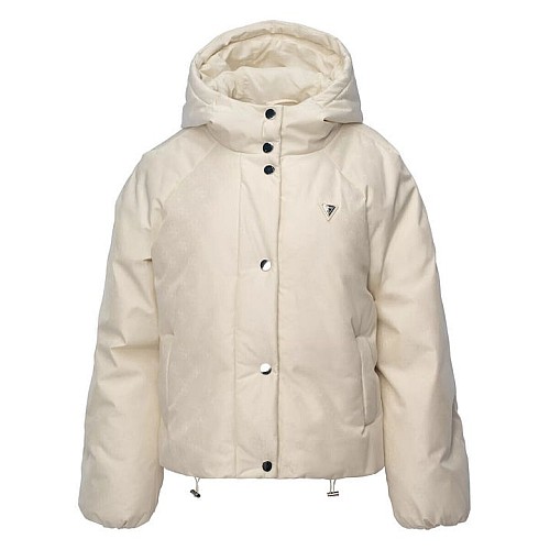 Γυναικείο Boxy Puffer Μπουφάν με Κουκούλα GUESS