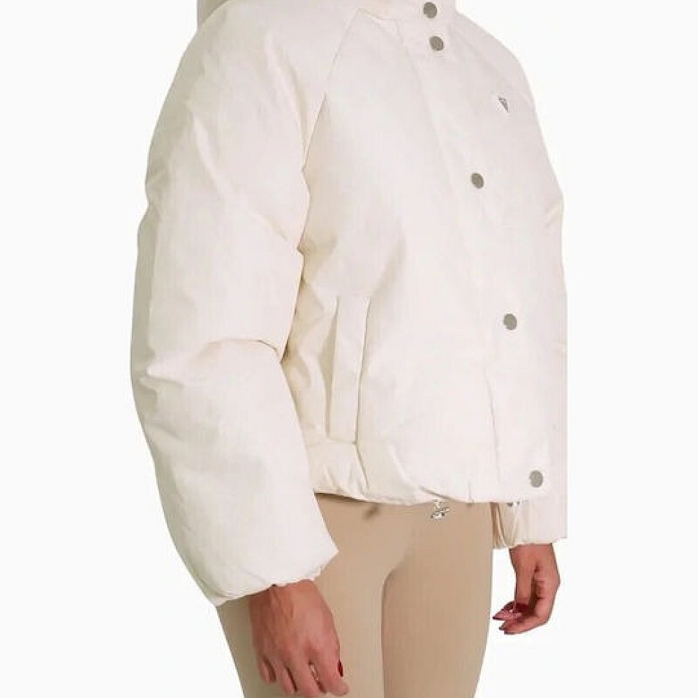 Γυναικείο Boxy Puffer Μπουφάν με Κουκούλα GUESS