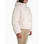 Γυναικείο Boxy Puffer Μπουφάν με Κουκούλα GUESS