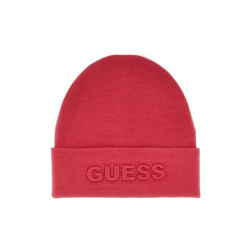 Γυναικείος Σκούφος με Ανάγλυφο Λογότυπο GUESS