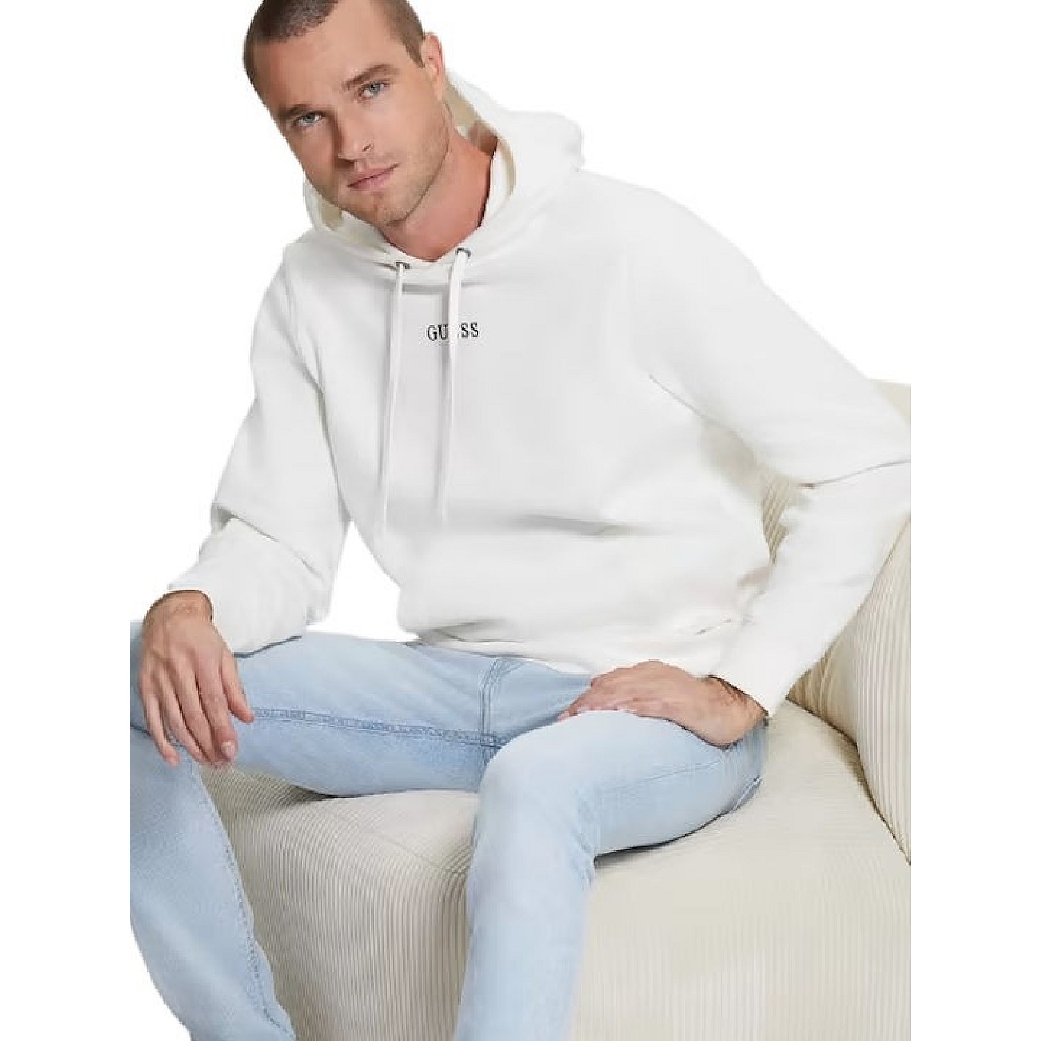 Ανδρικό Φούτερ με Κουκούλα και Λογότυπο GUESS