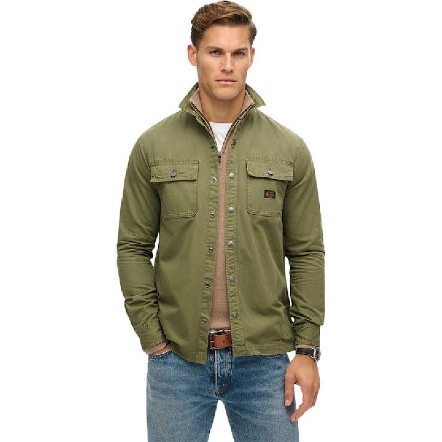Ανδρικό Υπερπουκάμισο Canvas Workwear SUPERDRY