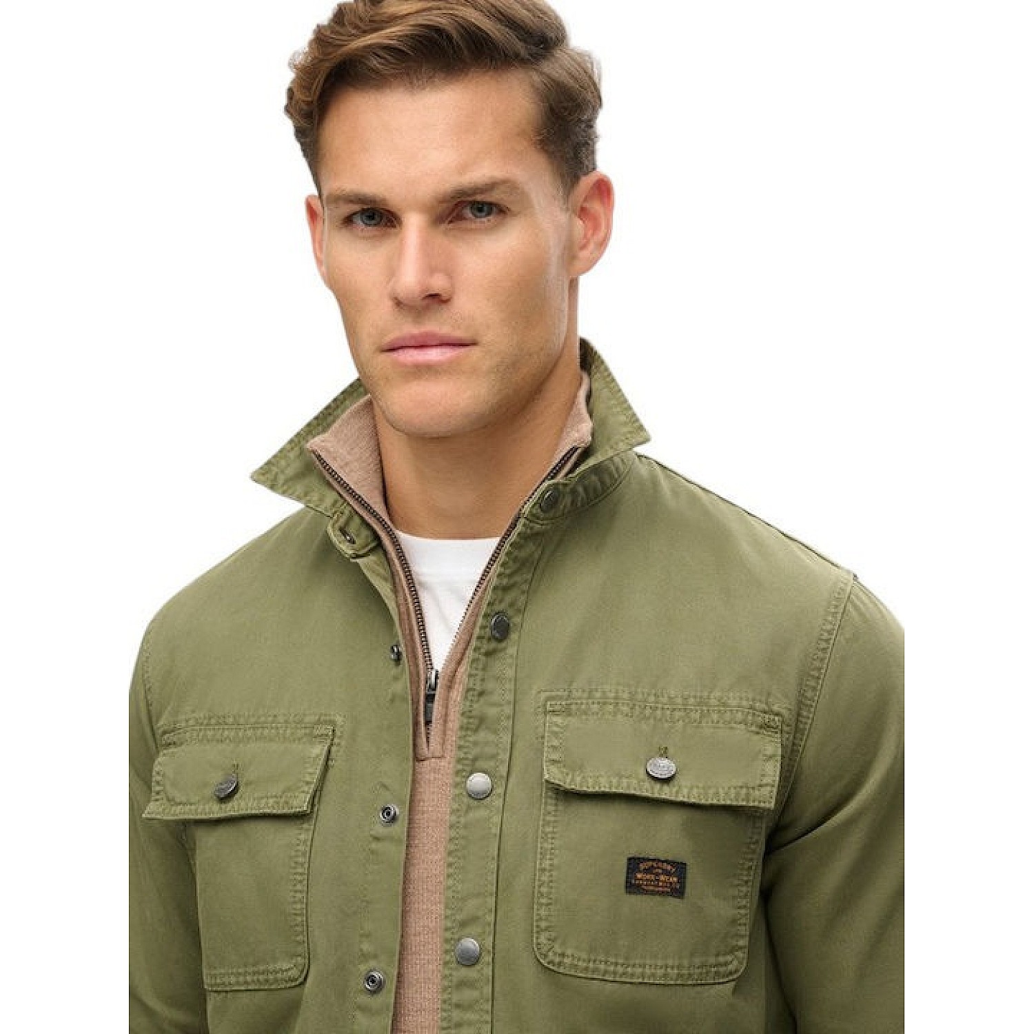 Ανδρικό Υπερπουκάμισο Canvas Workwear SUPERDRY