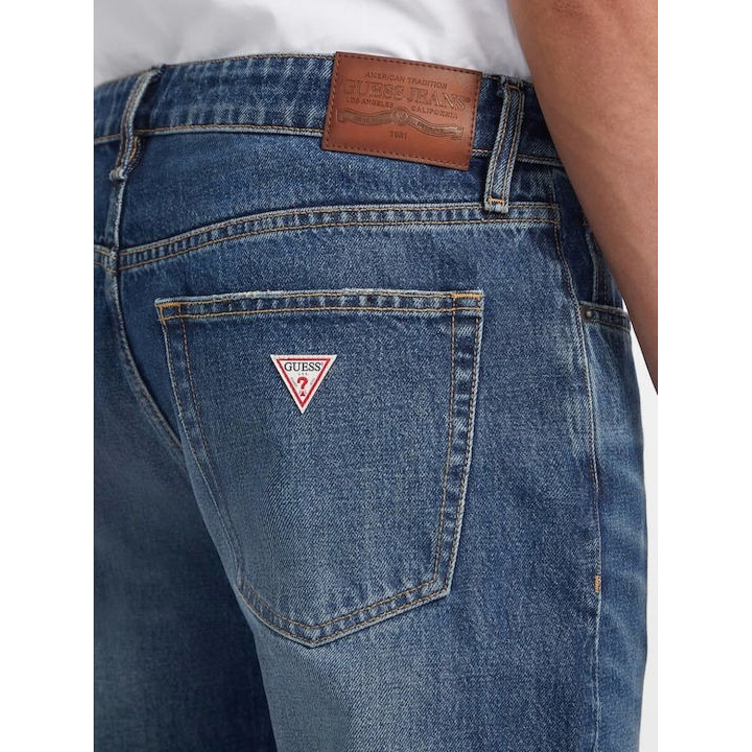 Ανδρικό Τζιν Παντελόνι Straight Line GUESS