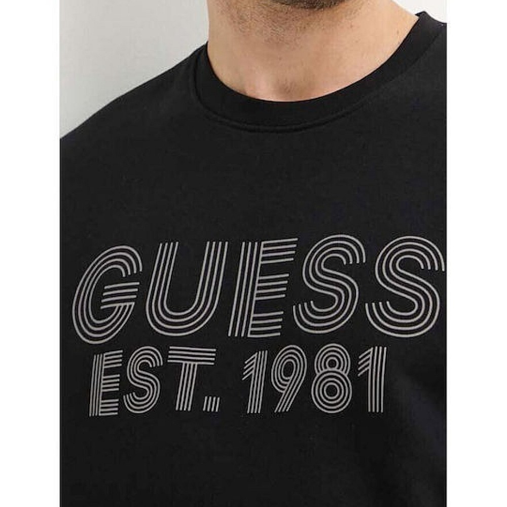 Ανδρικό Φούτερ Λαιμόκοψη με Λογότυπο GUESS