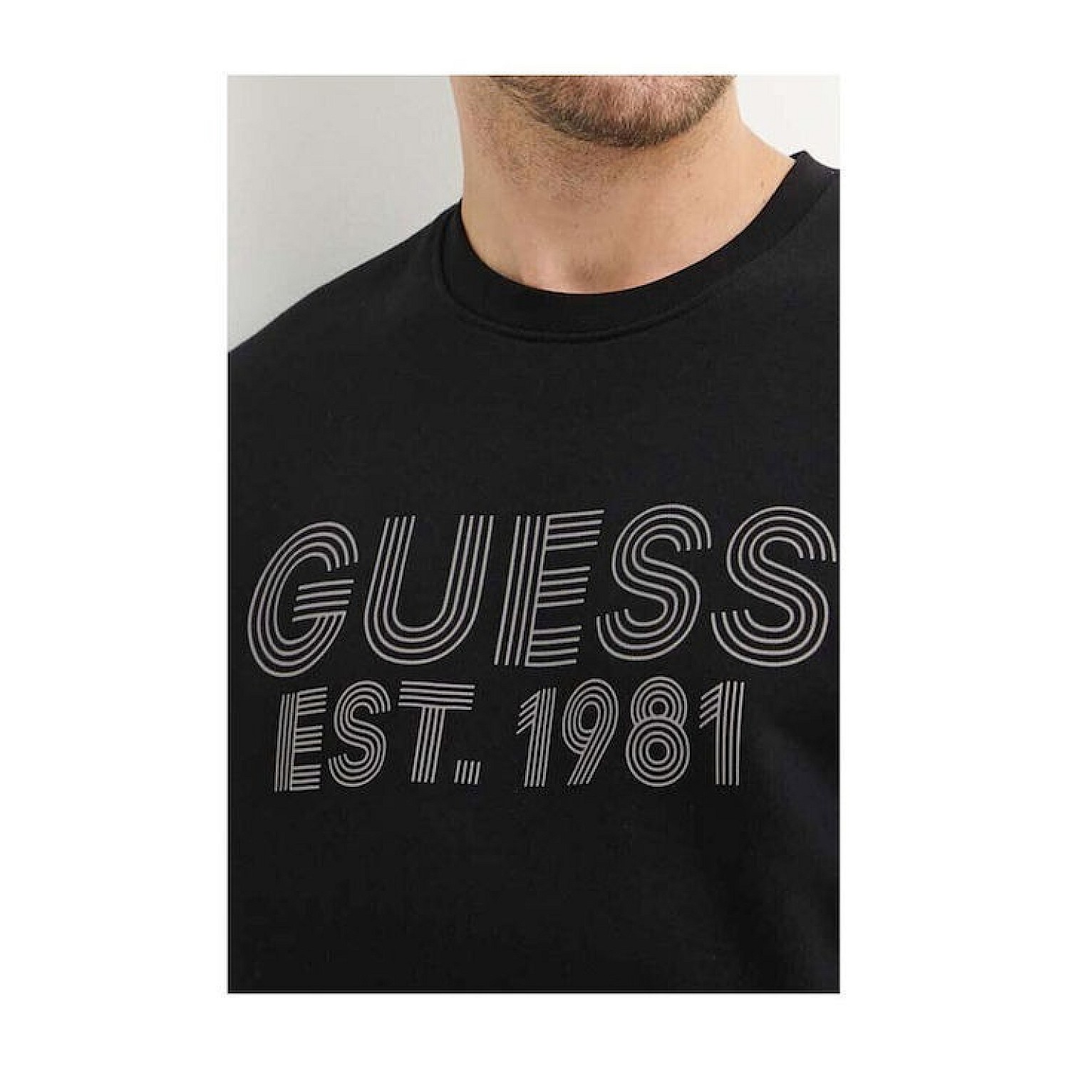 Ανδρικό Φούτερ Λαιμόκοψη με Λογότυπο GUESS