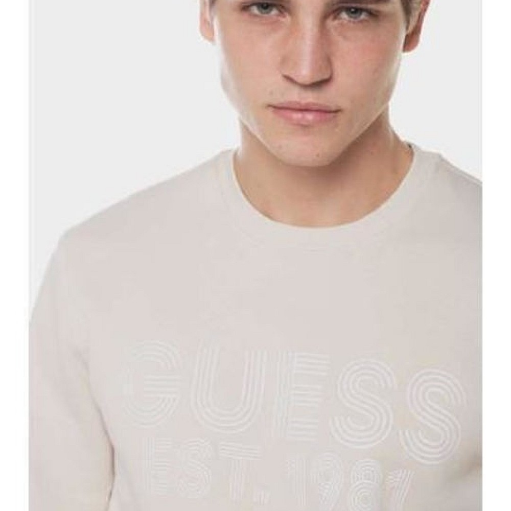 Ανδρικό Φούτερ Λαιμόκοψη με Λογότυπο GUESS