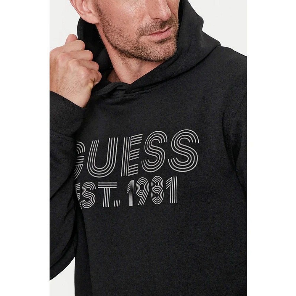 Ανδρικό Φούτερ με Κουκούλα και Λογότυπο GUESS