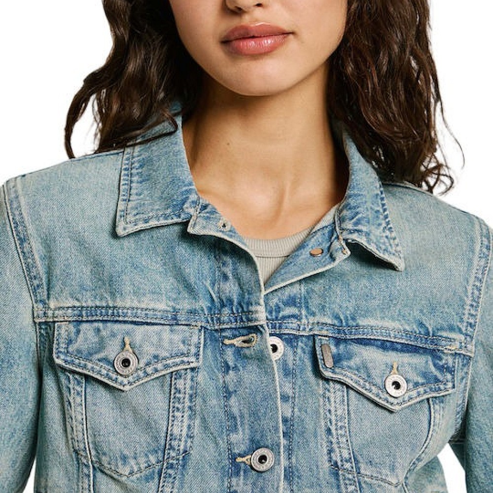 Γυναικείο Τζιν Μπουφάν Slim Εφαρμογής PEPE JEANS