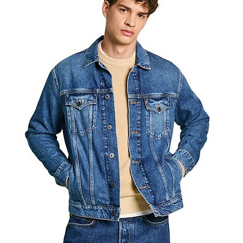 Ανδρικό Τζιν Μπουφάν Drop 2 Regular PEPE JEANS