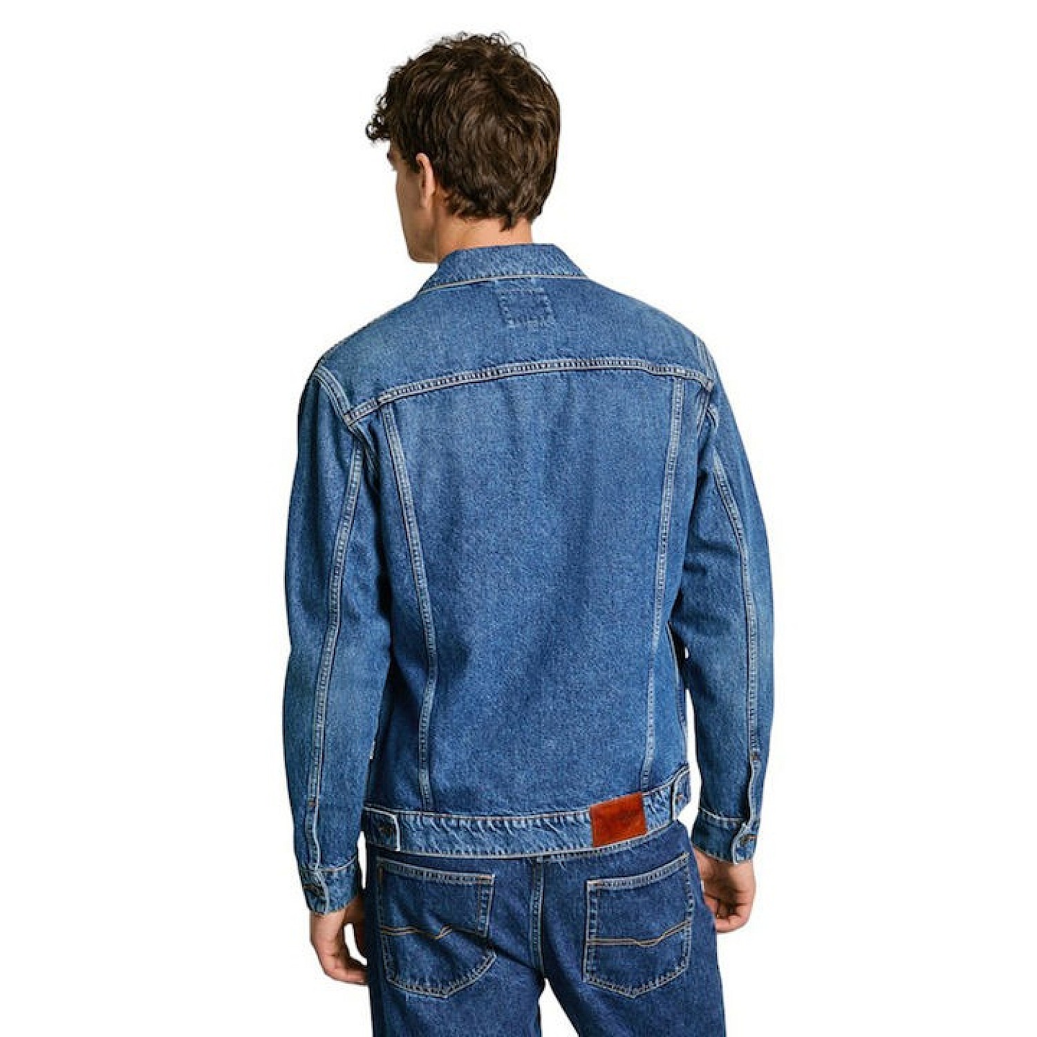 Ανδρικό Τζιν Μπουφάν Drop 2 Regular PEPE JEANS