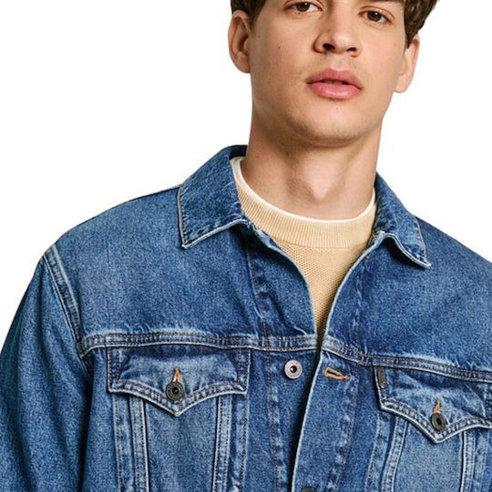 Ανδρικό Τζιν Μπουφάν Drop 2 Regular PEPE JEANS