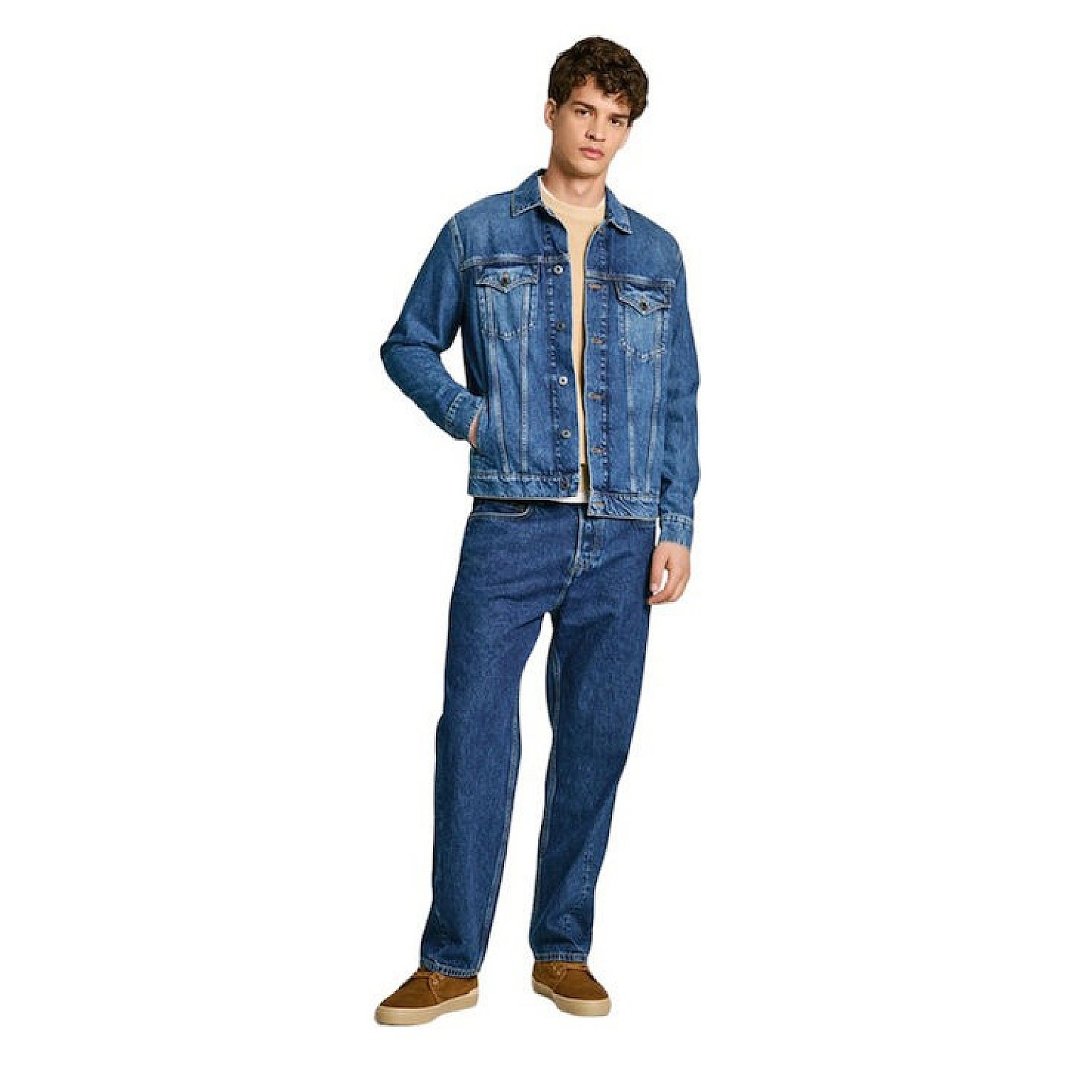 Ανδρικό Τζιν Μπουφάν Drop 2 Regular PEPE JEANS