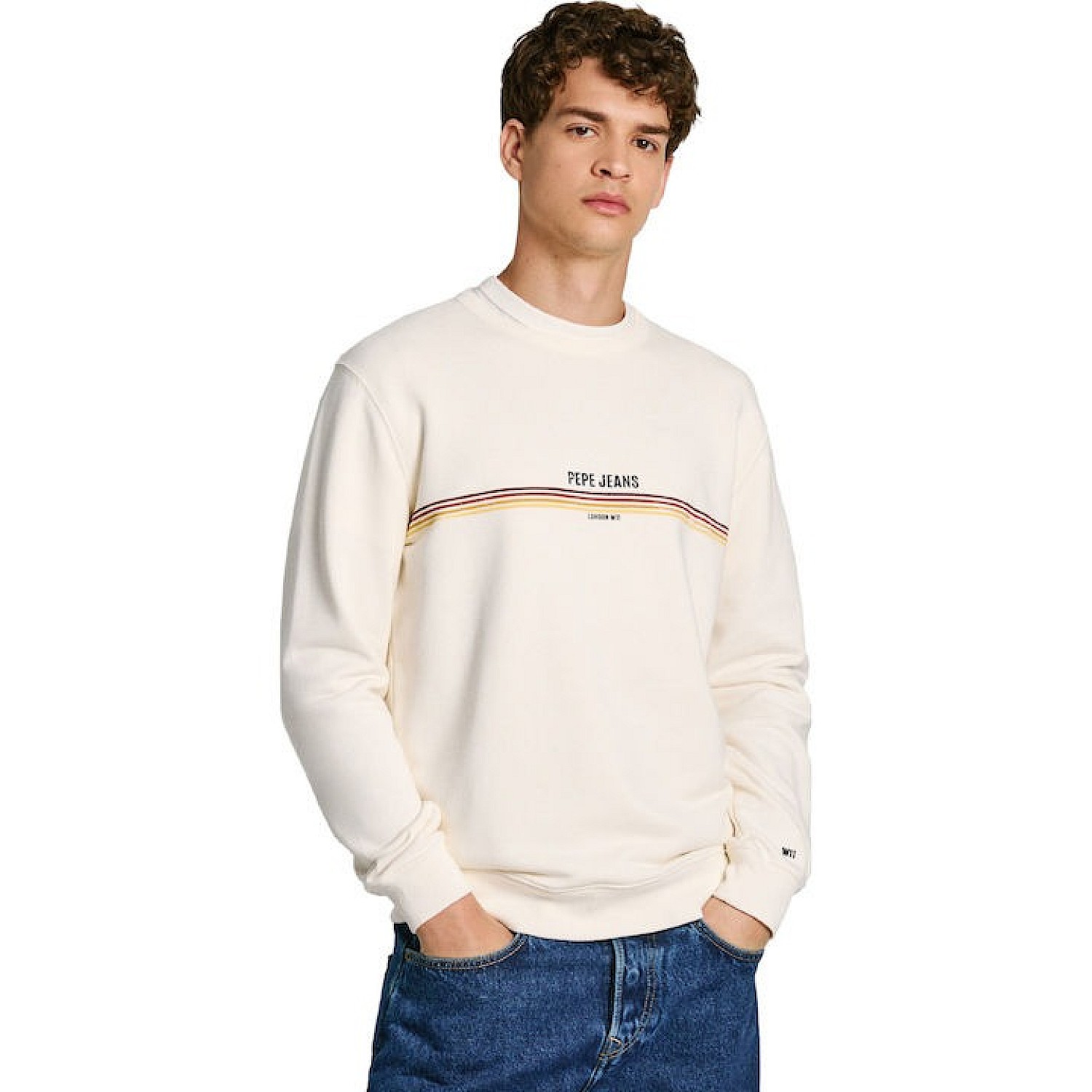 Ανδρικό Φούτερ Sander με Λαιμόκοψη PEPE JEANS