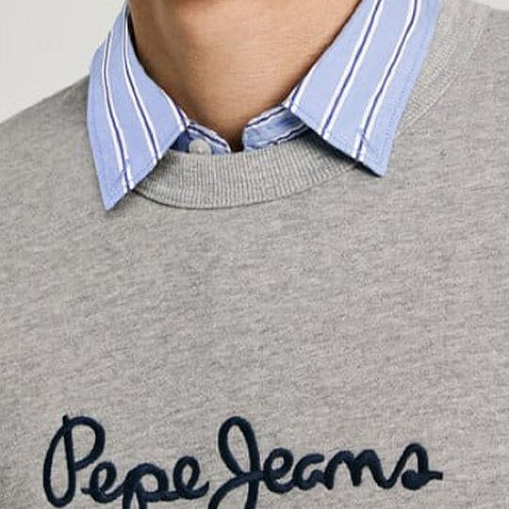 Ανδρική Μπλούζα Φούτερ με Λαιμόκοψη New Joe Crew PEPE JEANS