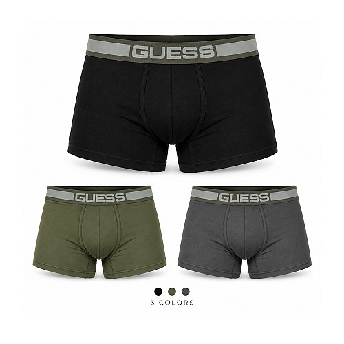 Ανδρικό Σετ 3 Μπόξερ με Λογότυπο GUESS