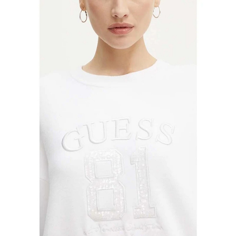 Γυναικείο Φούτερ με Λαιμόκοψη και Λογότυπο GUESS