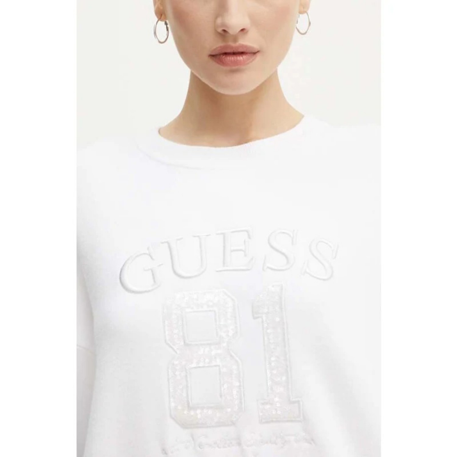 Γυναικείο Φούτερ με Λαιμόκοψη και Λογότυπο GUESS