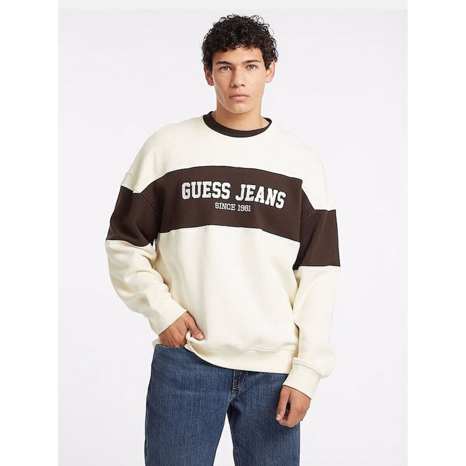 Ανδρικό Φούτερ με Λογότυπο GUESS Jeans