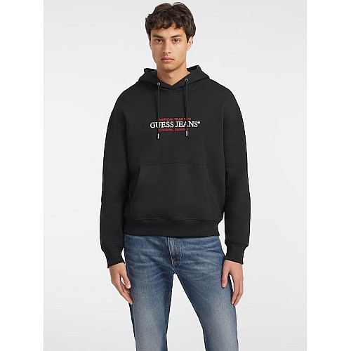 Ανδρικό Φούτερ με Κουκούλα και Λογότυπο GUESS Jeans
