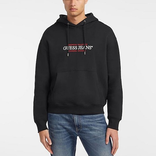 Ανδρικό Φούτερ με Κουκούλα και Λογότυπο GUESS Jeans