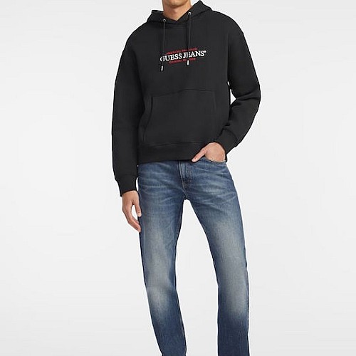 Ανδρικό Φούτερ με Κουκούλα και Λογότυπο GUESS Jeans