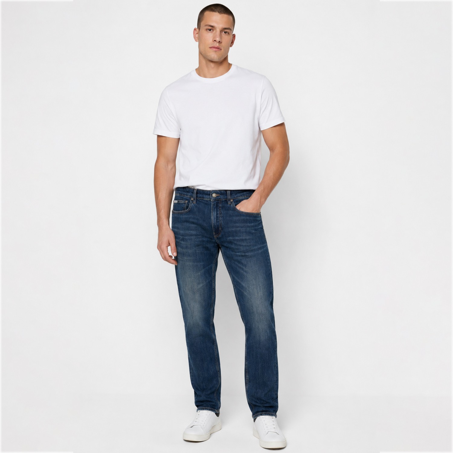 Ανδρικό Τζιν Παντελόνι Slim Εφαρμογής GUESS