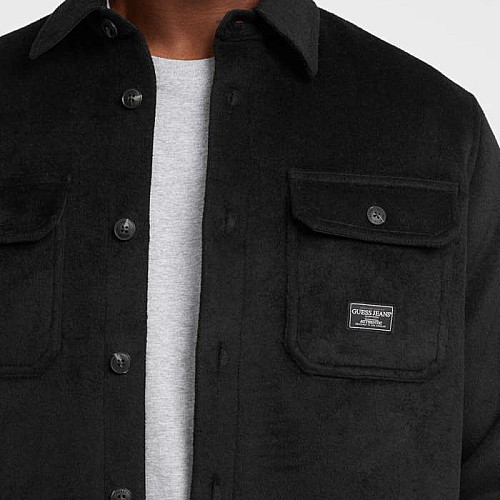 Ανδρικό Πουκάμισο-Μπουφάν Μακρυμάνικο με Τσέπες GUESS