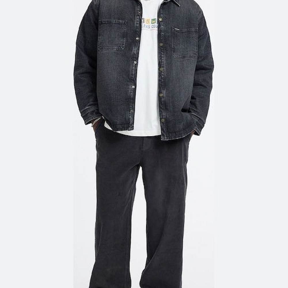 Ανδρικό Τζιν Πουκαμισό Μπουφάν με Τσέπες GUESS