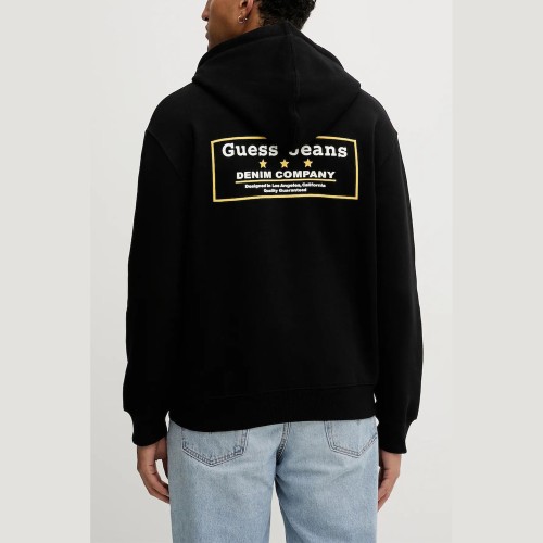 Ανδρικό Φούτερ με Κουκούλα και Κέντημα GUESS Ανδρικό Φούτερ με Κουκούλα και Κέντημα GUESS