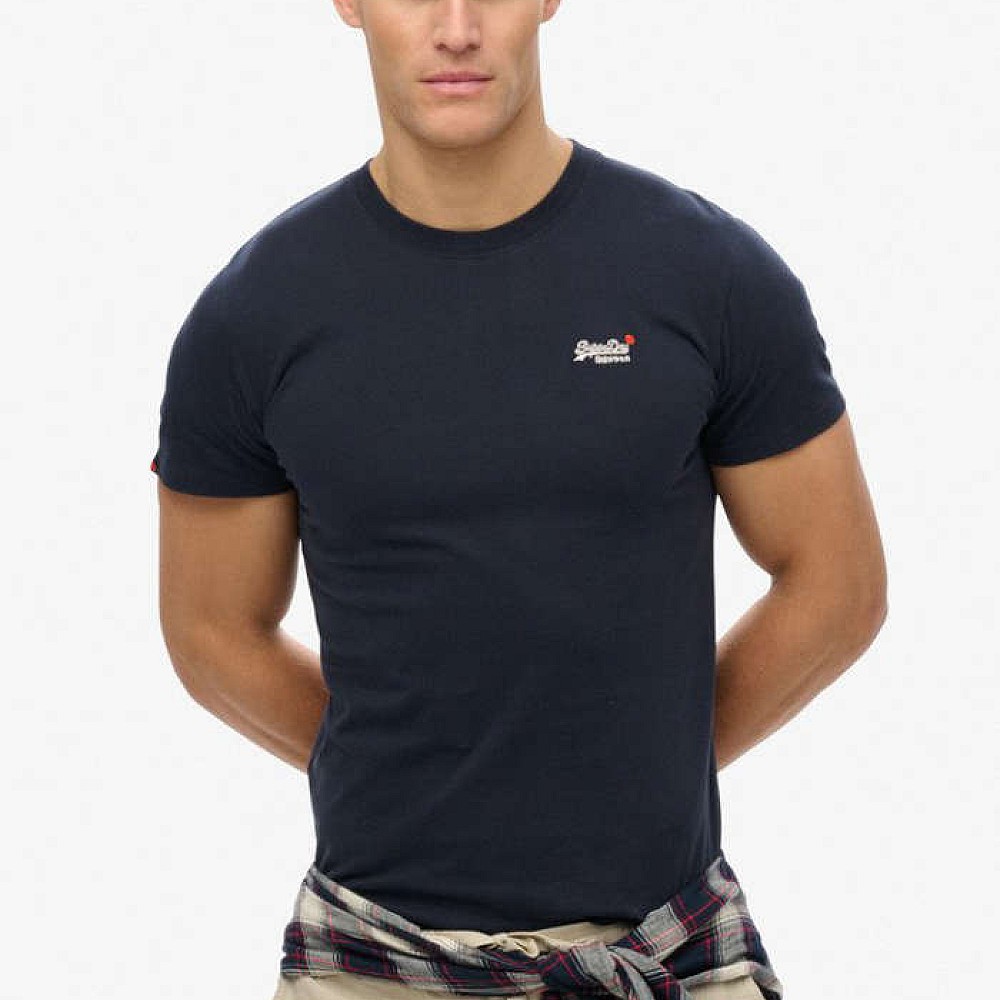 Ανδρική Κοντομάνικη Μπλούζα με Κέντημα SUPERDRY