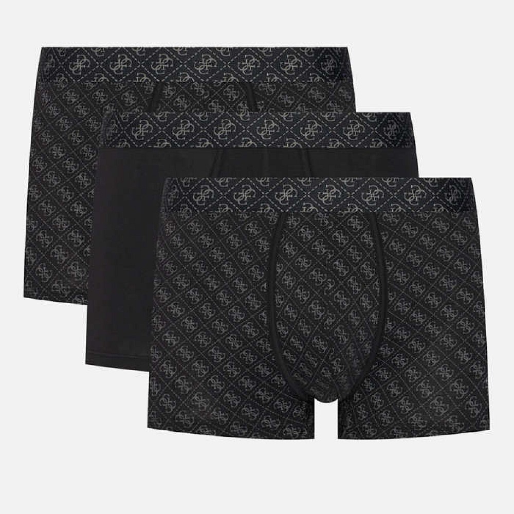 Ανδρικό Σετ 3 Μπόξερ με Print GUESS