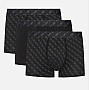 Ανδρικό Σετ 3 Μπόξερ με Print GUESS