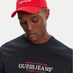 Ανδρικό Κοντομάνικο Μπλουζάκι με Λογότυπο GUESS Jeans