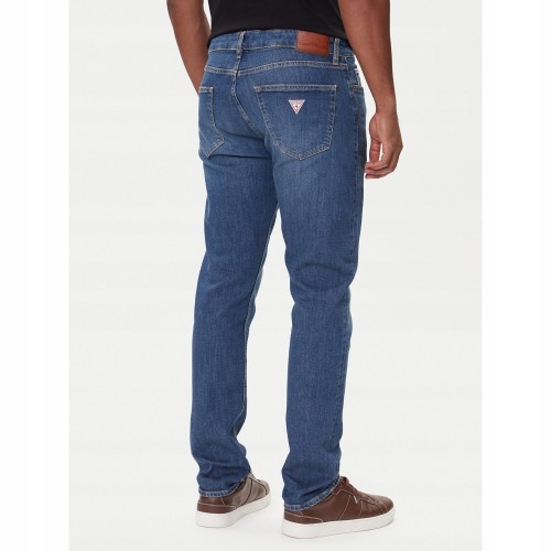 Ανδρικό Τζιν Παντελόνι Slim Fit με Τσέπες GUESS