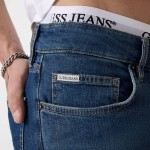 Ανδρικό Τζιν Παντελόνι Slim Fit με Τσέπες GUESS