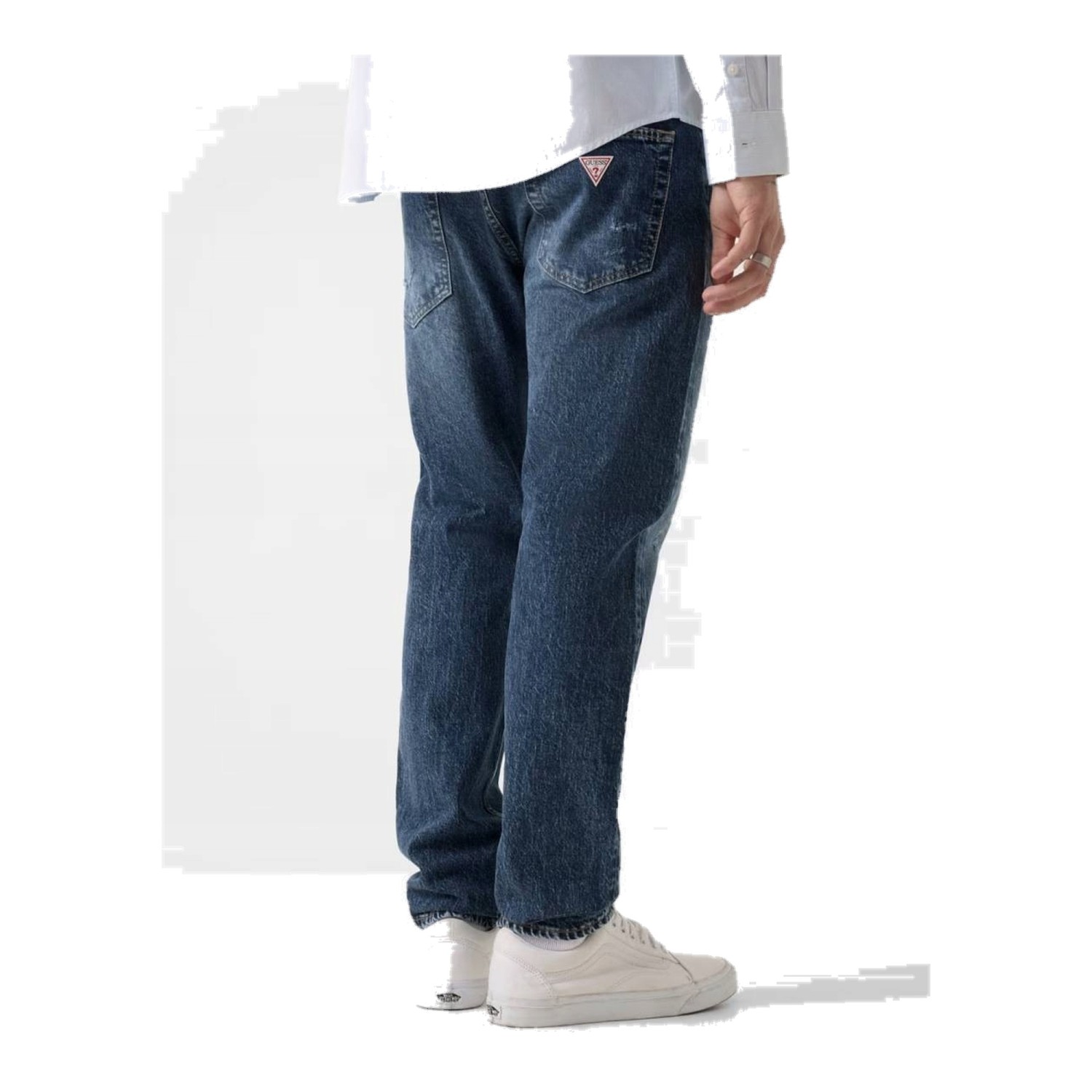 Ανδρικό Τζιν Παντελόνι Slim Fit με Τσέπες GUESS