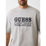 Ανδρική Oversized Μπλούζα Φούτερ με Κέντημα GUESS Ανδρική Oversized Μπλούζα Φούτερ με Κέντημα GUESS