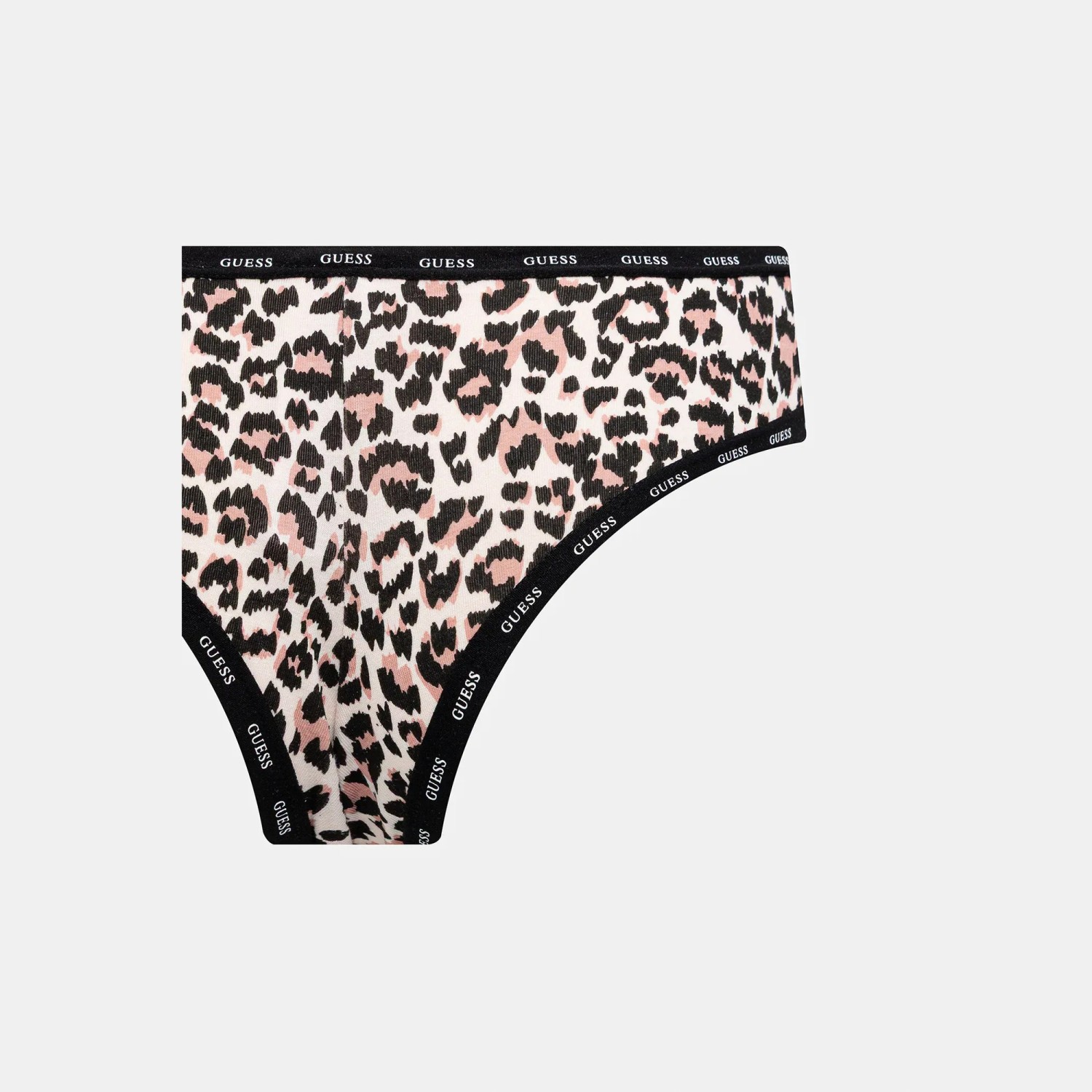 Γυναικεία Σλιπ Brazilian με Print Λεοπάρ GUESS Σετ 3 Τεμαχίων
