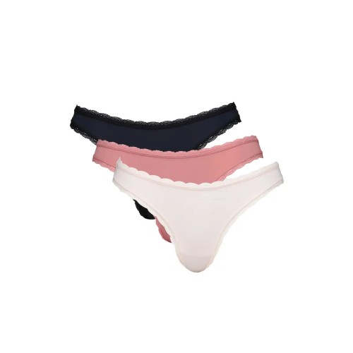 Γυναικεία Σλιπ Στρινγκ Microfiber Σετ 3 Τεμαχίων GUESS