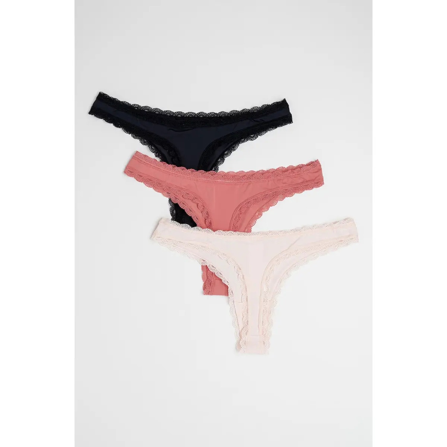 Γυναικεία Σλιπ Στρινγκ Microfiber Σετ 3 Τεμαχίων GUESS