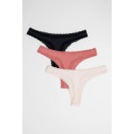 Γυναικεία Σλιπ Στρινγκ Microfiber Σετ 3 Τεμαχίων GUESS