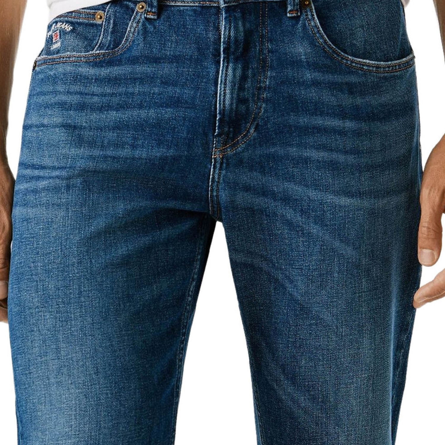 Ανδρικό Τζιν Παντελόνι Straight Γραμμή PEPE JEANS